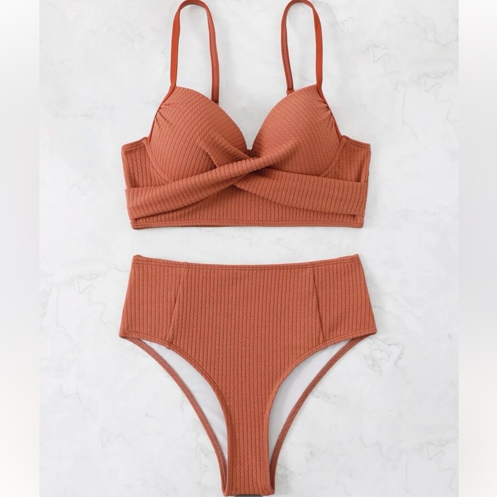 SHEIN Ribbed bikini